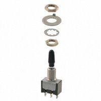 Switch Toggle ON OFF ON SPDT Small Bat Lever Solder Lug 6A 250VAC 30VDC Panel Mount with Threads