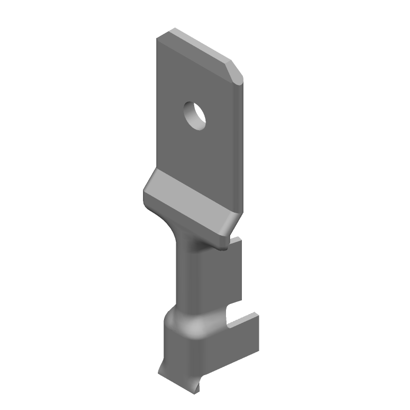 Quick Disconnect Terminal 18-22AWG Brass M 20.7mm Tin T/R Automotive