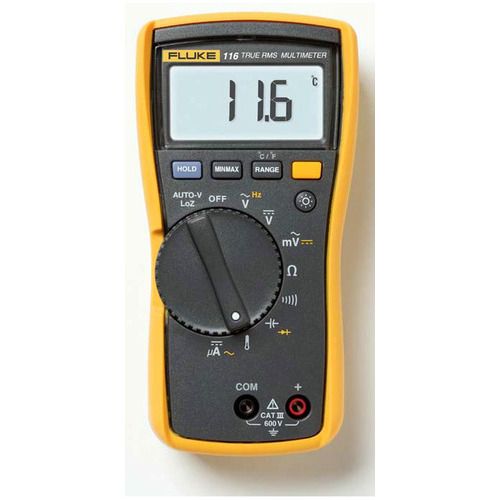 True RMS Digital Multimeter, 600V, 600uA, 1kHz