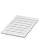 Marker for terminal blocks sheet white Mounting type Snap into tall marker groove Lettering field 7.55 x 9.7 mm