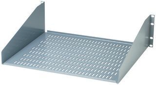 BUD INDUSTRIES         SA-1750-MG             OPEN RACK SHELF, 3U, STEEL