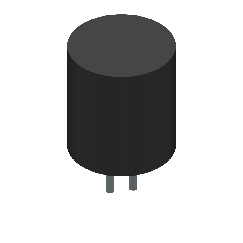 1F 5.5V Radial Through Hole Supercapacitor