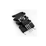 Heat Sink, Fin, Staggered, Aluminum, Anodized,