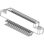 Conn Card Edge F 100 POS 2.54mm Solder RA Thru-Hole