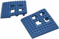 Blue PVC Textured Anti-Fatigue Mat, 0.005m x 0.005m x 50mm