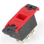 Toggle Switch, DPDT, Latched, 10.1A, 125VDC, Solder Terminal, Screw Driver Slot Actuator, Through Hole-right Angle