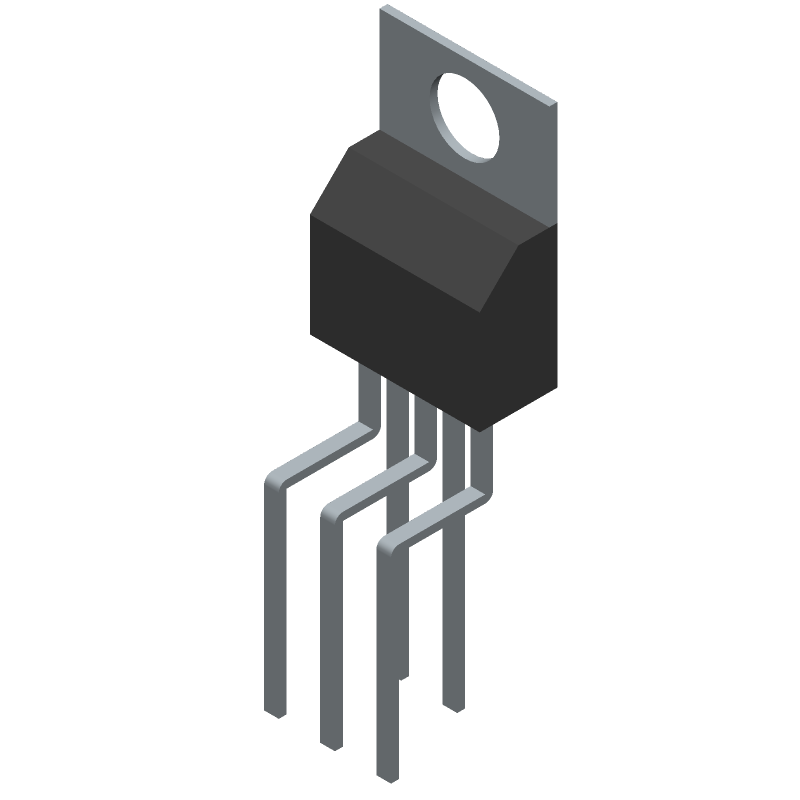 3A Step-Down Regulator, 4.5-40V In, Adj Out, 150kHz, TO-220