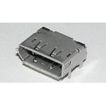 Conn Display Port RCP 20 POS Solder RA Thru-Hole 20 Terminal 1 Port Tray