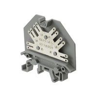Feed-Through Terminal Block, 2 Pos, Screw, 800V, 40A, Cable Mount