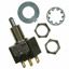SPDT Toggle Switch, Mom-Off-Mom, 0.4VA, 28V, Solder Lug, Panel Mount