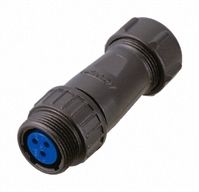Nanahoshi Kagaku, 4 Pole Cable Mount Connector Socket, 20 Shell Size, Female Contacts