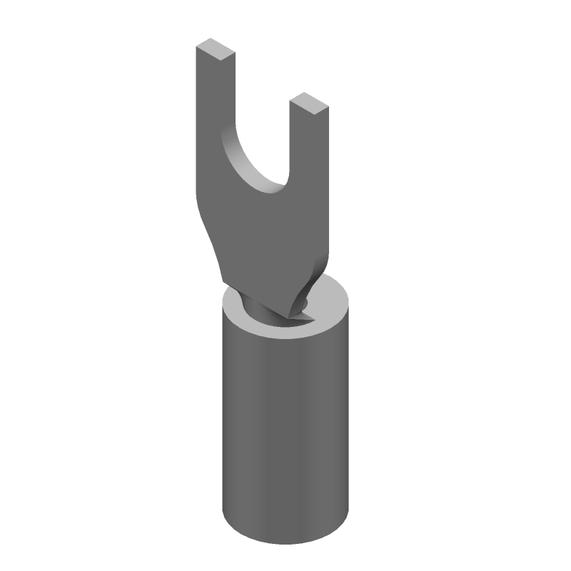 Female Crimp Terminal, 16-22AWG, 600V, Copper/Tin