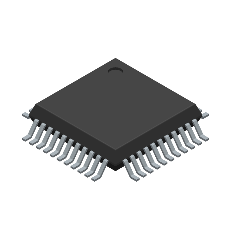 1-CH DUAL-SLOPE ADC, PARALLEL ACCESS, PQFP44