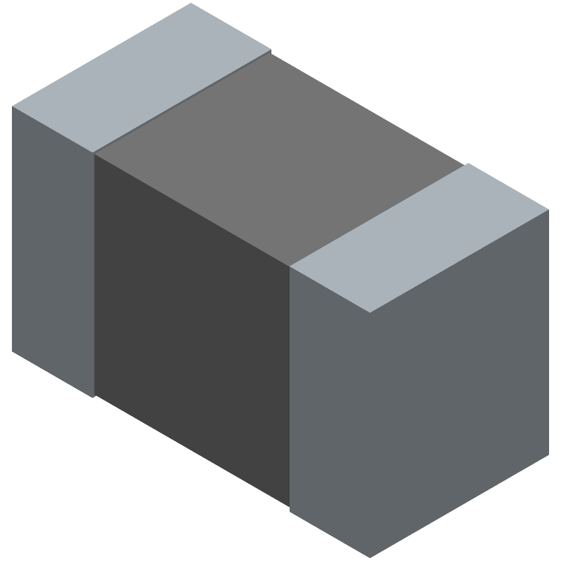 1 Line EMI/RFI Filter, 1kR Impedance, 200mA, 0603 Ferrite Chip, SMT