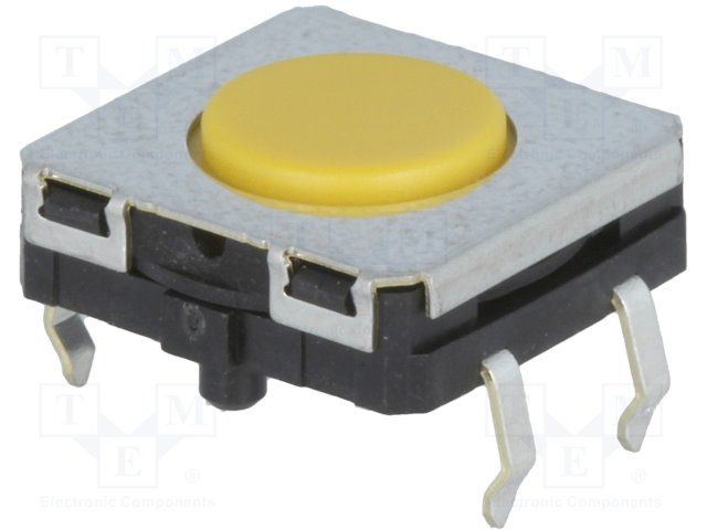 Tactile Switch, 3.43N, 24VDC, 50mA, Through Hole, SPST
