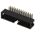 CONN,BOX HEADER,26 POS,RT ANG DUAL ROW,SHROUDED,0.1x0.1