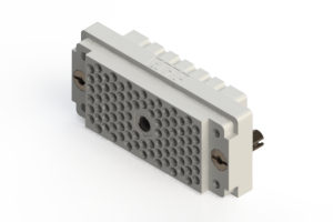 90 Pos Rack Panel Connector, Receptacle, 8.5A, Gold, Wire Wrap