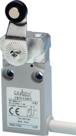 CAMDENBOSS   CE70.0.EM/2   LIMIT SWITCH, ROLLER, NYLON, CABLE