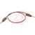Pin Plug;  ABS;  20 AWG;  41/36;  Tinned Copper;  PVC;  12 in.;  Red