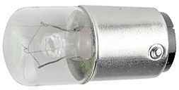 Signal filament bulb BA15d 12 VAC/DC 410 mA, 1635 50 012 005, Taunuslicht