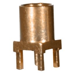 RF MMCX Connector, Female, 6GHz, 50R, Solder, Straight