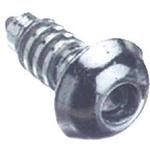Screw Captive Knurled-HD Slot 28.22mm-LG 1 7in/64in-LG 1.111in-LG Carbon Steel Zinc Chromate