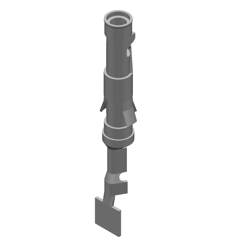 Female Crimp Connector, 26-24AWG, Tin Plated, Signal