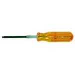 .050 IN. X 4 IN. RECESSED SOCKET HEAD SCREWDRIVER,  BALLPOINT TIP,  AMBER HANDLE