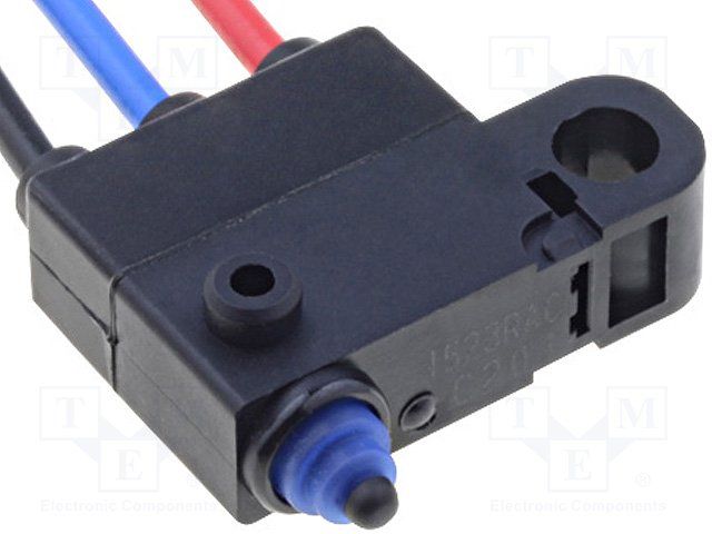 Snap Action Switch, SPDT, 2A, 125VAC, Pin Plunger