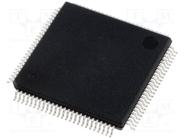 IC 32-BIT, FLASH, 100 MHz, RISC MICROCONTROLLER, PQFP100, 14 X 14 MM, 1.40 MM HEIGHT, ROHS COMPLIANT, PLASTIC, SOT-407-1, MS-026, LQFP-100, Microcontroller