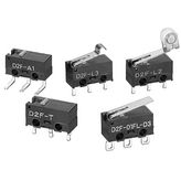 SPDT Snap Action Switch, 1A 125VAC, Pin Plunger, Thru-Hole PC Pin