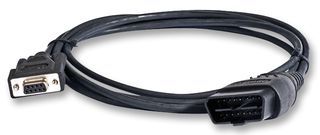 KVASER         00302-6             CABLE, ADAPTOR, OBDII, D SUB, 2.5M