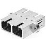 SINGLE AND MULTI MODE, DUPLEX FIBER OPTIC ADAPTER, RECEPTACLE, ROHS COMPLIANT