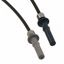 1m Simplex POF Patch Cord - Black, PE