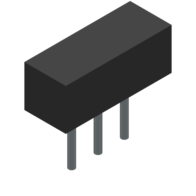 SPDT Slide Switch, 2 Pos, On-On, 100mA, 30VDC, Through Hole