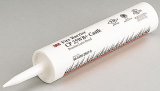 FIRE BARRIER CAULK, BROWN CARTRIDGE; Sealant Type:-; Sealant Applications:Fire Barrier; Sealant Color:Brown; Product Range:CP25 Series; Dispensing Method:Cartridge; Volume:10.1fl.oz (US); Weight:-; Colour:Brown; Pack Quantity:1 ;RoHS Compliant: Yes