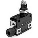 Snap Acting/Limit Switch, SPDT, Momentary, 0.1A, 30VDC, 4.5mm, Wire Terminal, Cross Roller Plunger (90 Degree Rotated Actuator, Panel Mount,