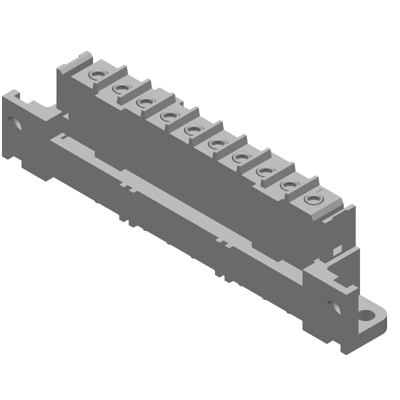 10 Pos Female Socket Connector, Wire-to-Board, 7.5A, Gold
