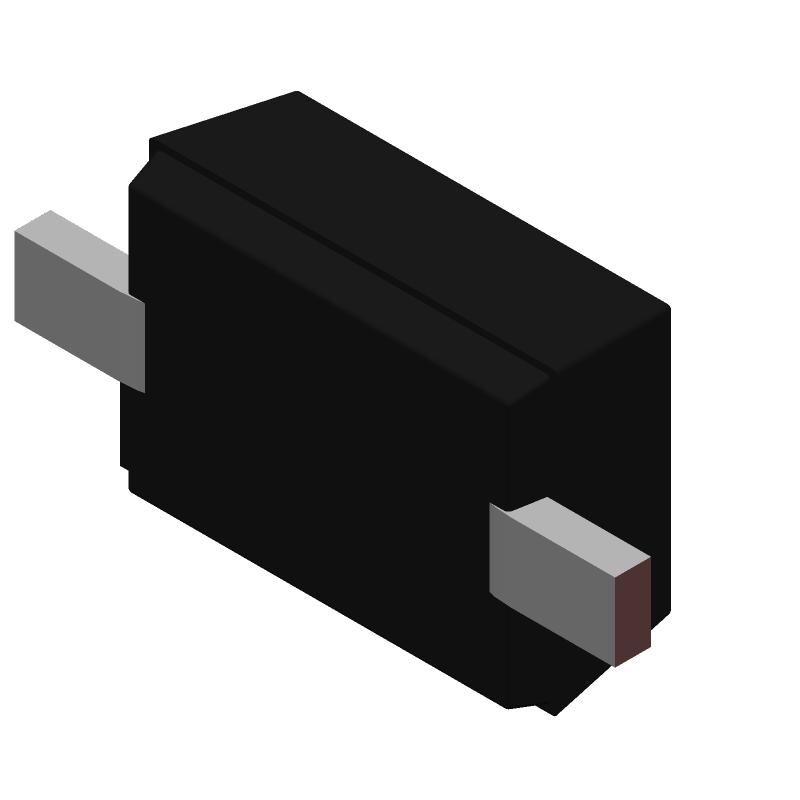 Silicon Rectifier Diode, 100V, 0.55W, Dual Terminal, SC-90