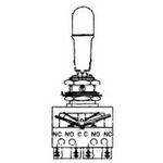 Switch Toggle ON OFF 6PDT Locking Lever Solder 7A 28VDC Panel Mount with Threads