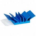 Heat Sink Passive BGA Spread Adhesive 16.48°C/W Blue Anodized