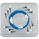 TWELVE INDIVIDUAL STANDARD OM4 LC CONNECTORS TO PIGTAILS 900UM BUFFERED FIBER