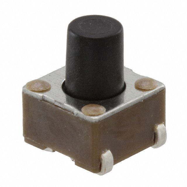 SPST Momentary Tactile Keypad Switch, 50mA, 12VDC, SMT