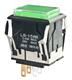 Switch Push Button ON (ON) SPDT Rectangular Button 0.1A 28VAC 28VDC 0.4VA Momentary Contact Panel Mount Quick Connect/Solder Lug