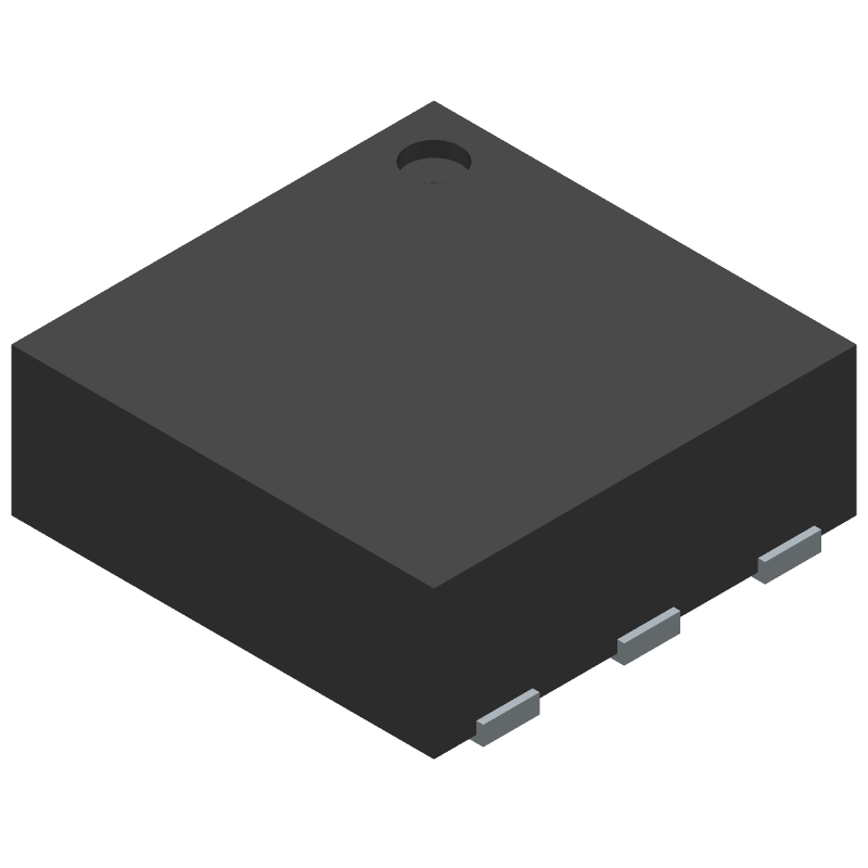 Analog Temp Sensor IC, I2C, 14b Res, 2% Acc, DFN-6