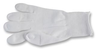 ESD PU TIP GLOVES, NYLON, S, PK10