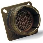 12-Contact Flange Mount Circular Connector, 850VDC, 23A, -65°C to 200°C