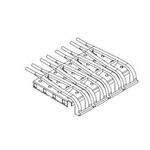 Connector Accessories SFP Cage Light Pipe Cover Assembly Right Angle Nickel SFP Plus Tray