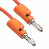 15A 6kV PVC Test Leads, 36" Orange Plug-to-Plug