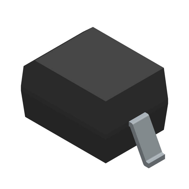 Rectifier Diode, 1 Element, 0.2A, 200V V(RRM), Silicon, ROHS COMPLIANT, PLASTIC PACKAGE-2